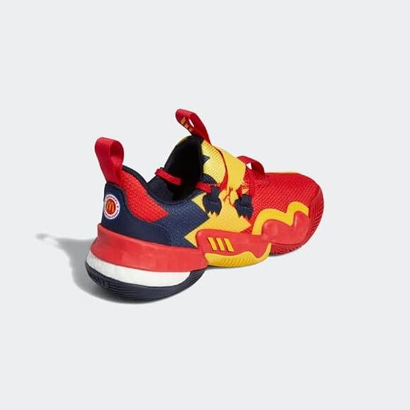 NWT adidas Men\'s Trae Young 1 Shoes,red/bold gold/team navy-Size 11.5